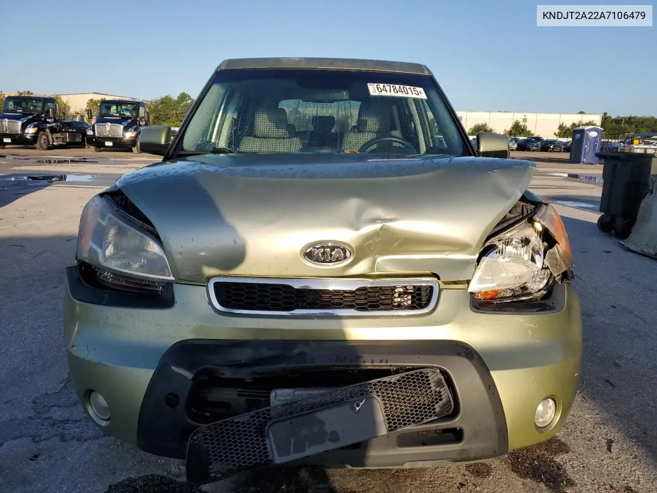 2010 Kia Soul + VIN: KNDJT2A22A7106479 Lot: 64784015