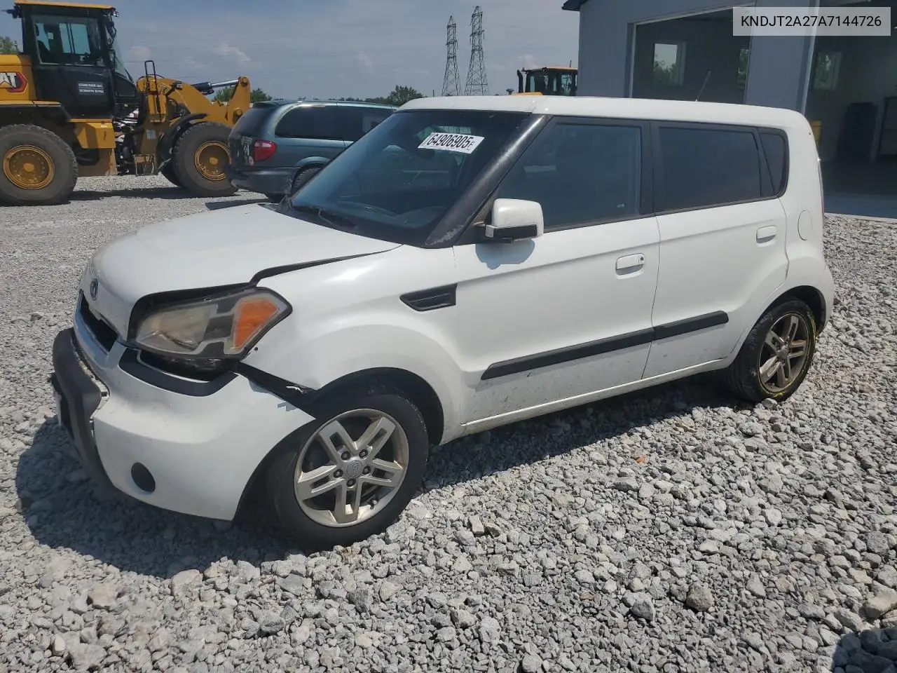 2010 Kia Soul + VIN: KNDJT2A27A7144726 Lot: 64906905