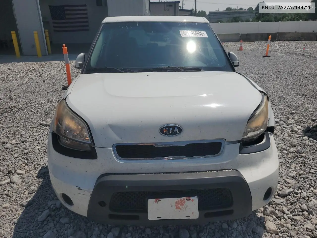 2010 Kia Soul + VIN: KNDJT2A27A7144726 Lot: 64906905