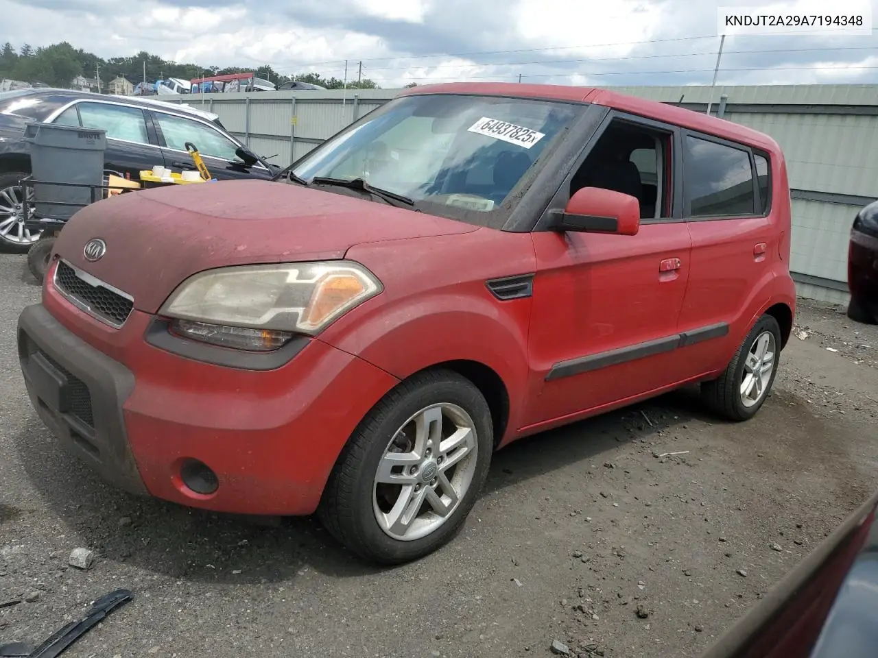 2010 Kia Soul + VIN: KNDJT2A29A7194348 Lot: 64937825