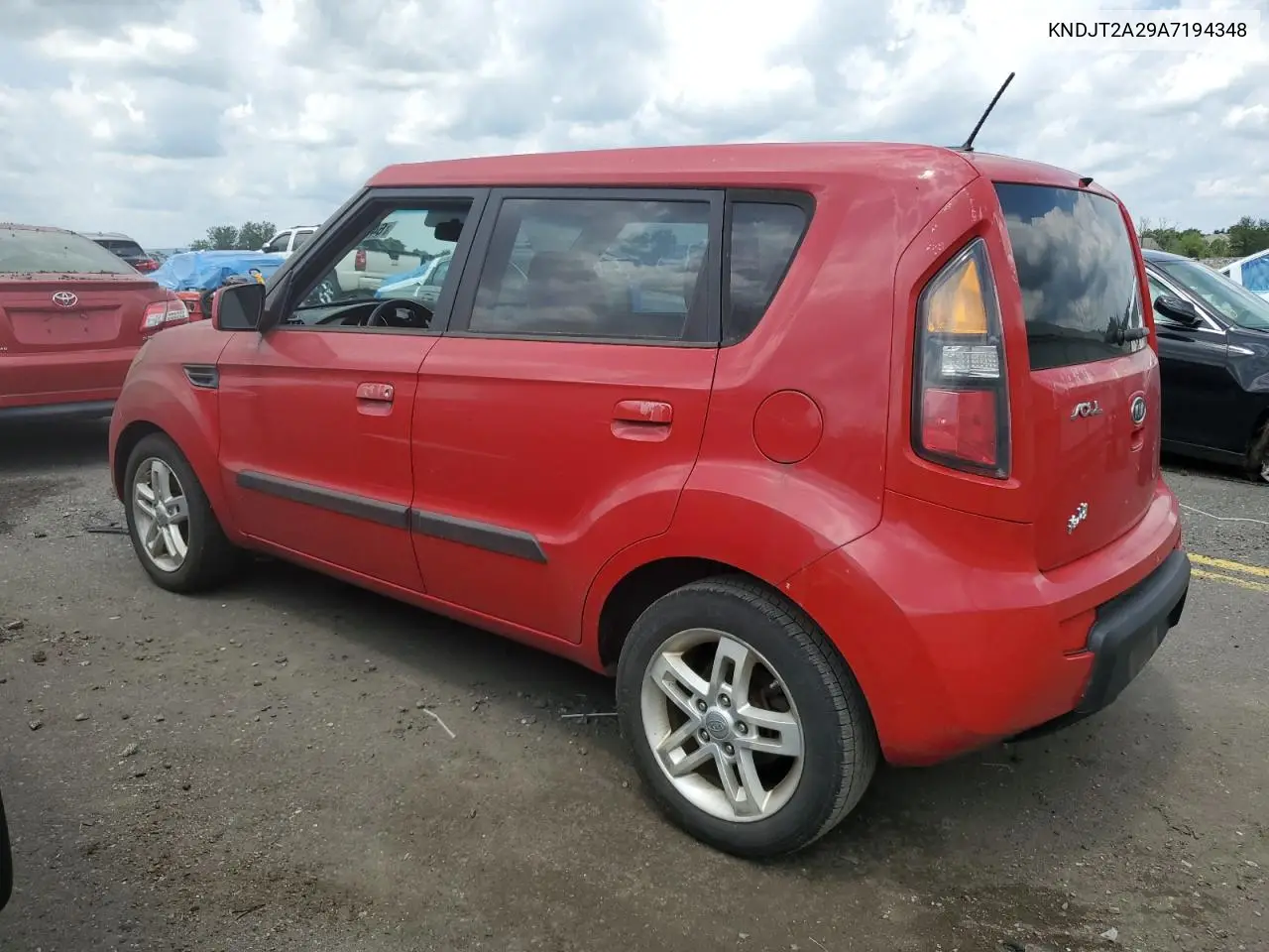 2010 Kia Soul + VIN: KNDJT2A29A7194348 Lot: 64937825