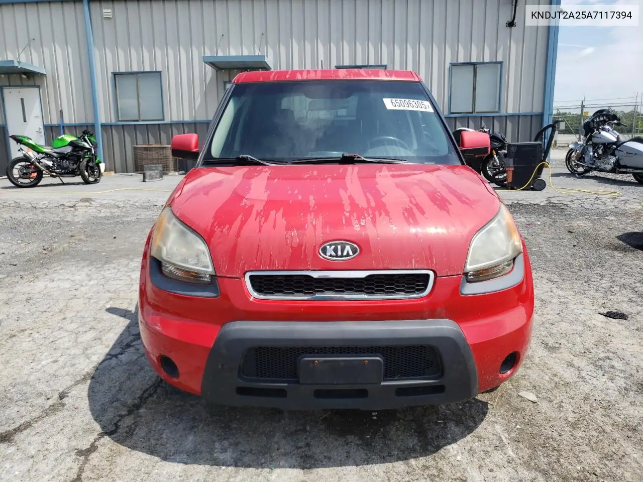 2010 Kia Soul + VIN: KNDJT2A25A7117394 Lot: 65096305