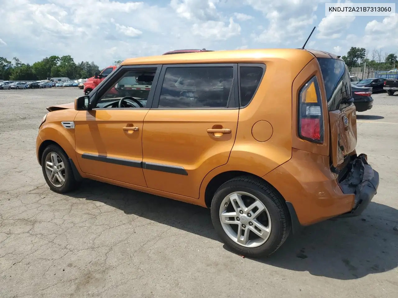 2011 Kia Soul + VIN: KNDJT2A21B7313060 Lot: 62034945