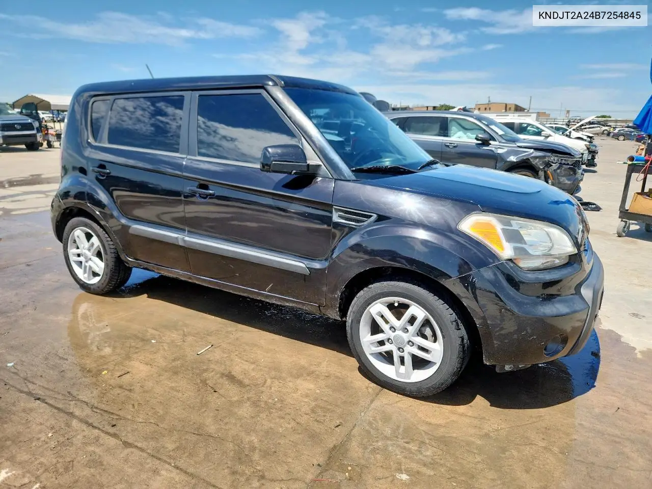 2011 Kia Soul + VIN: KNDJT2A24B7254845 Lot: 62287735