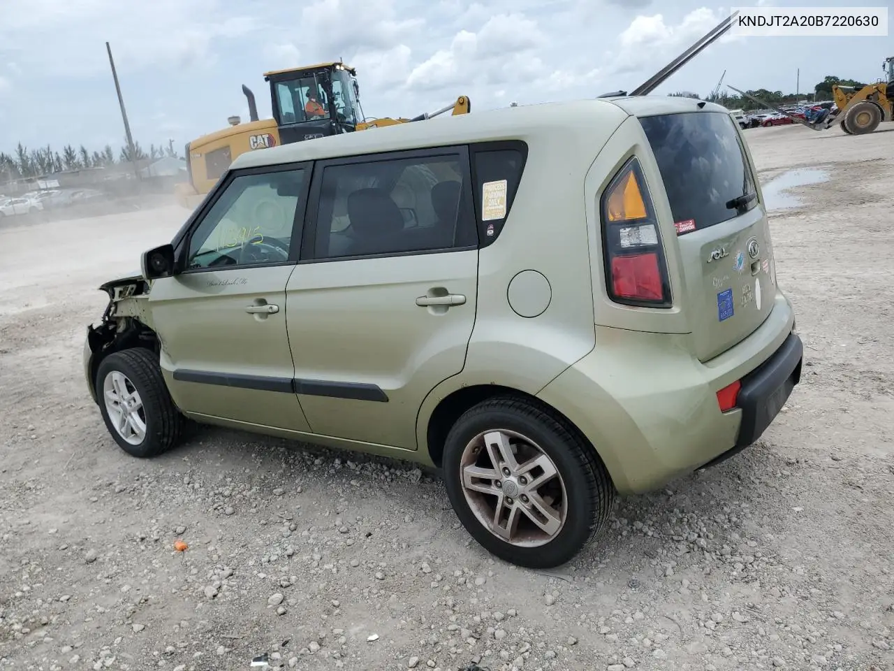 2011 Kia Soul + VIN: KNDJT2A20B7220630 Lot: 62876245
