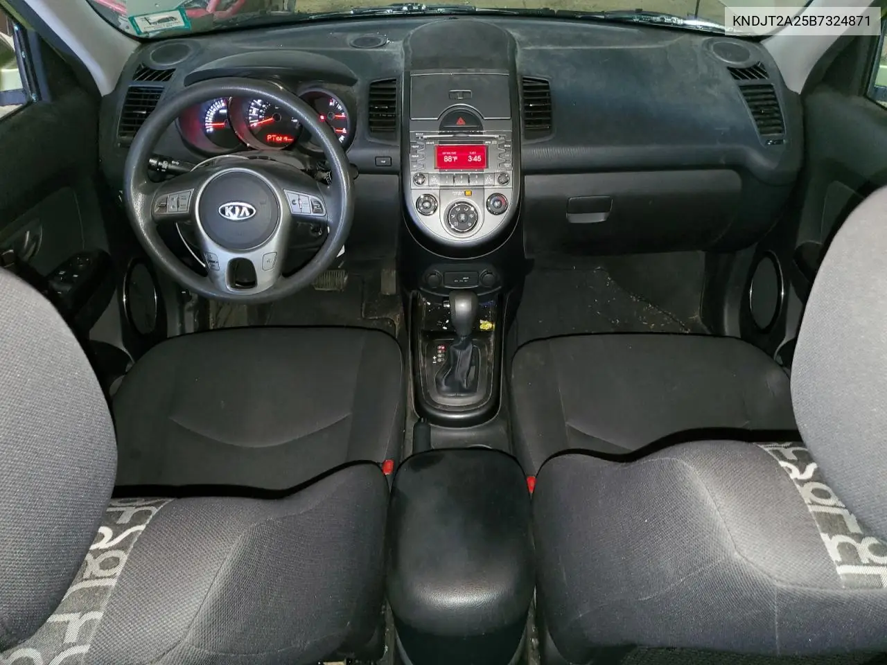 2011 Kia Soul + VIN: KNDJT2A25B7324871 Lot: 63000515