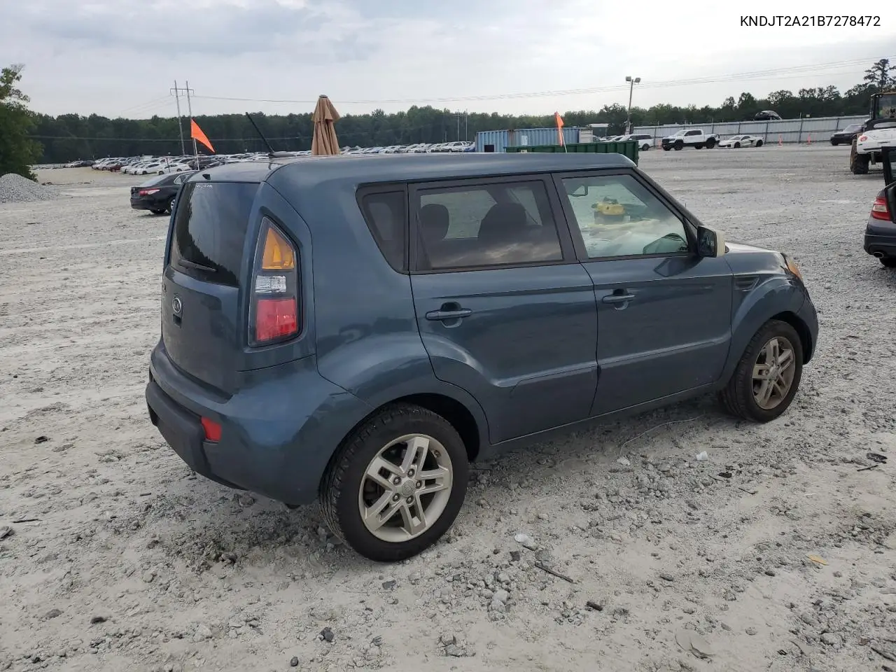 2011 Kia Soul + VIN: KNDJT2A21B7278472 Lot: 63013685