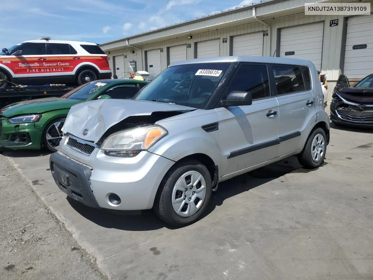 2011 Kia Soul VIN: KNDJT2A13B7319109 Lot: 63306615
