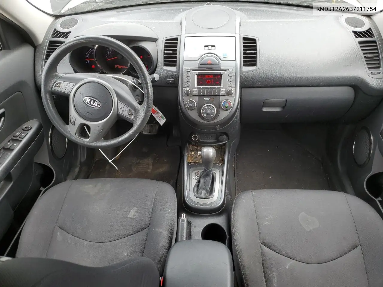 2011 Kia Soul + VIN: KNDJT2A26B7211754 Lot: 65457505