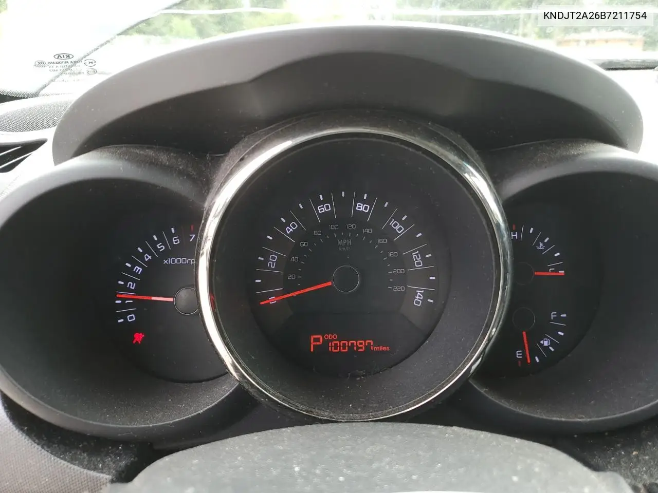 2011 Kia Soul + VIN: KNDJT2A26B7211754 Lot: 65457505