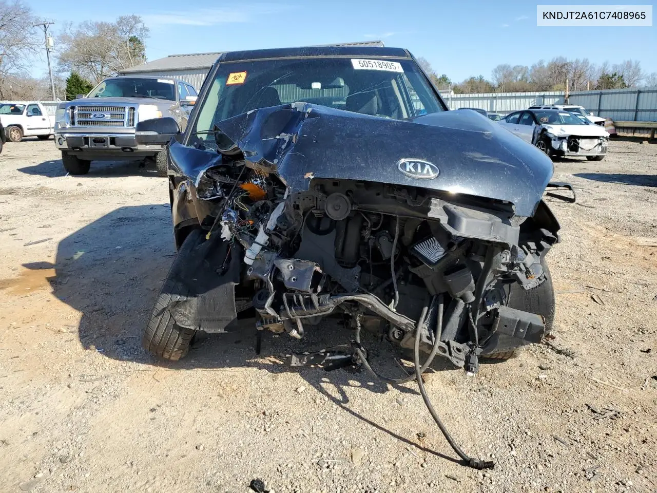 2012 Kia Soul + VIN: KNDJT2A61C7408965 Lot: 50518905