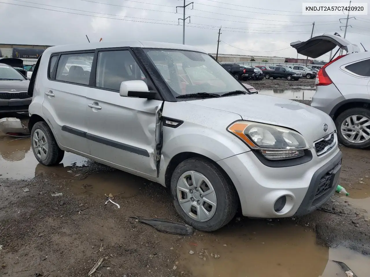 2012 Kia Soul VIN: KNDJT2A57C7420920 Lot: 52862674