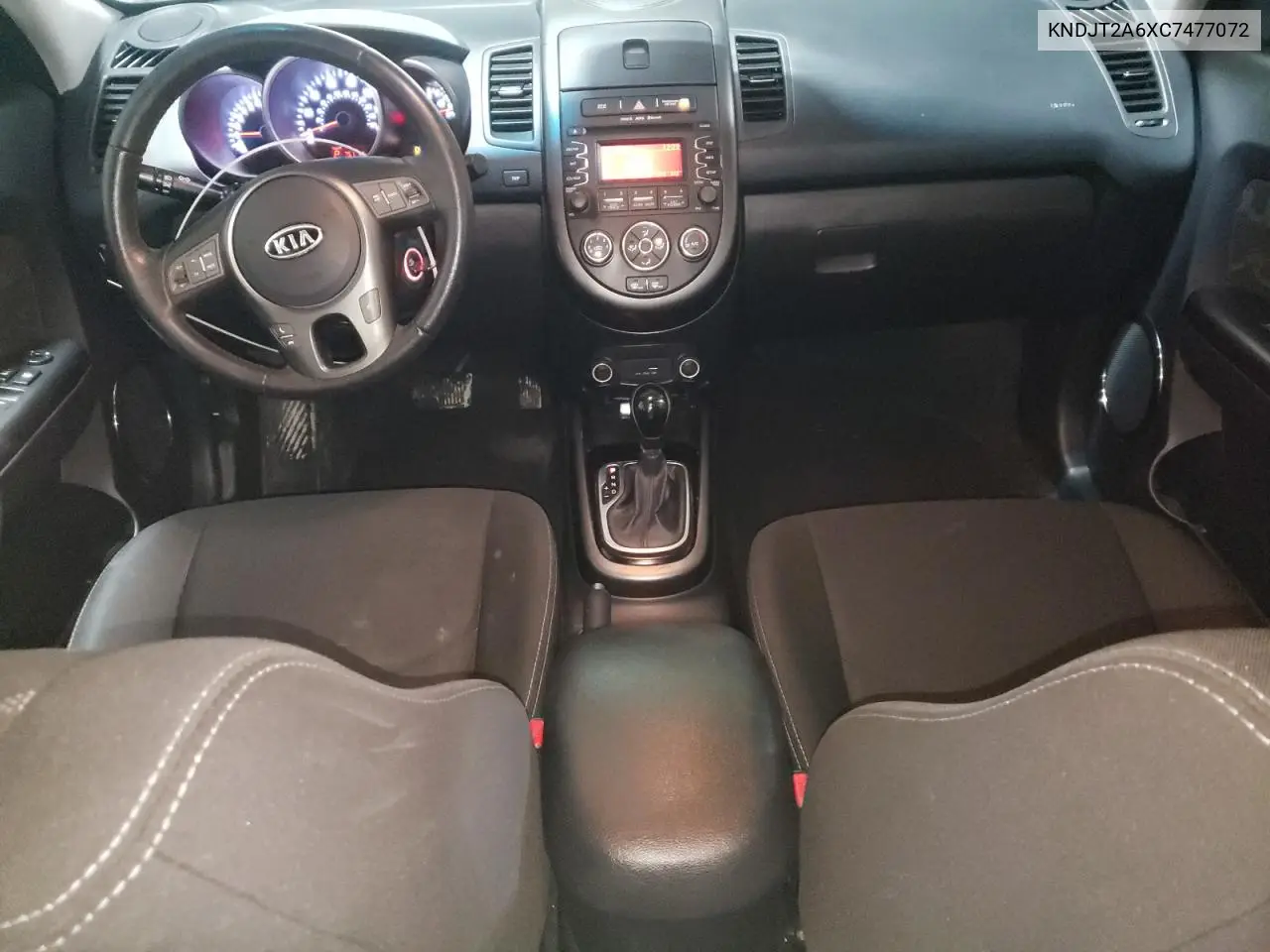 2012 Kia Soul + VIN: KNDJT2A6XC7477072 Lot: 55077225