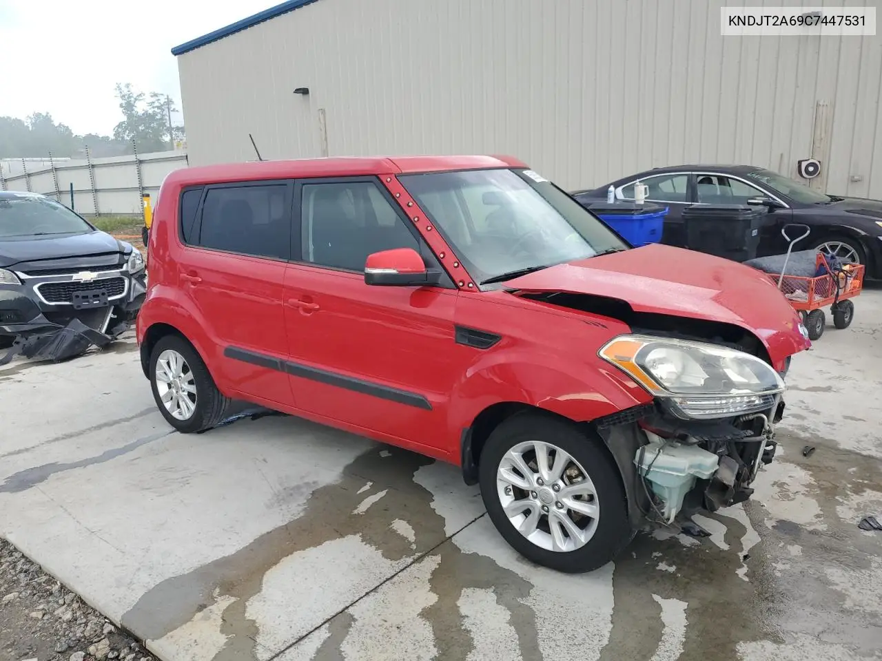 2012 Kia Soul + VIN: KNDJT2A69C7447531 Lot: 55989355