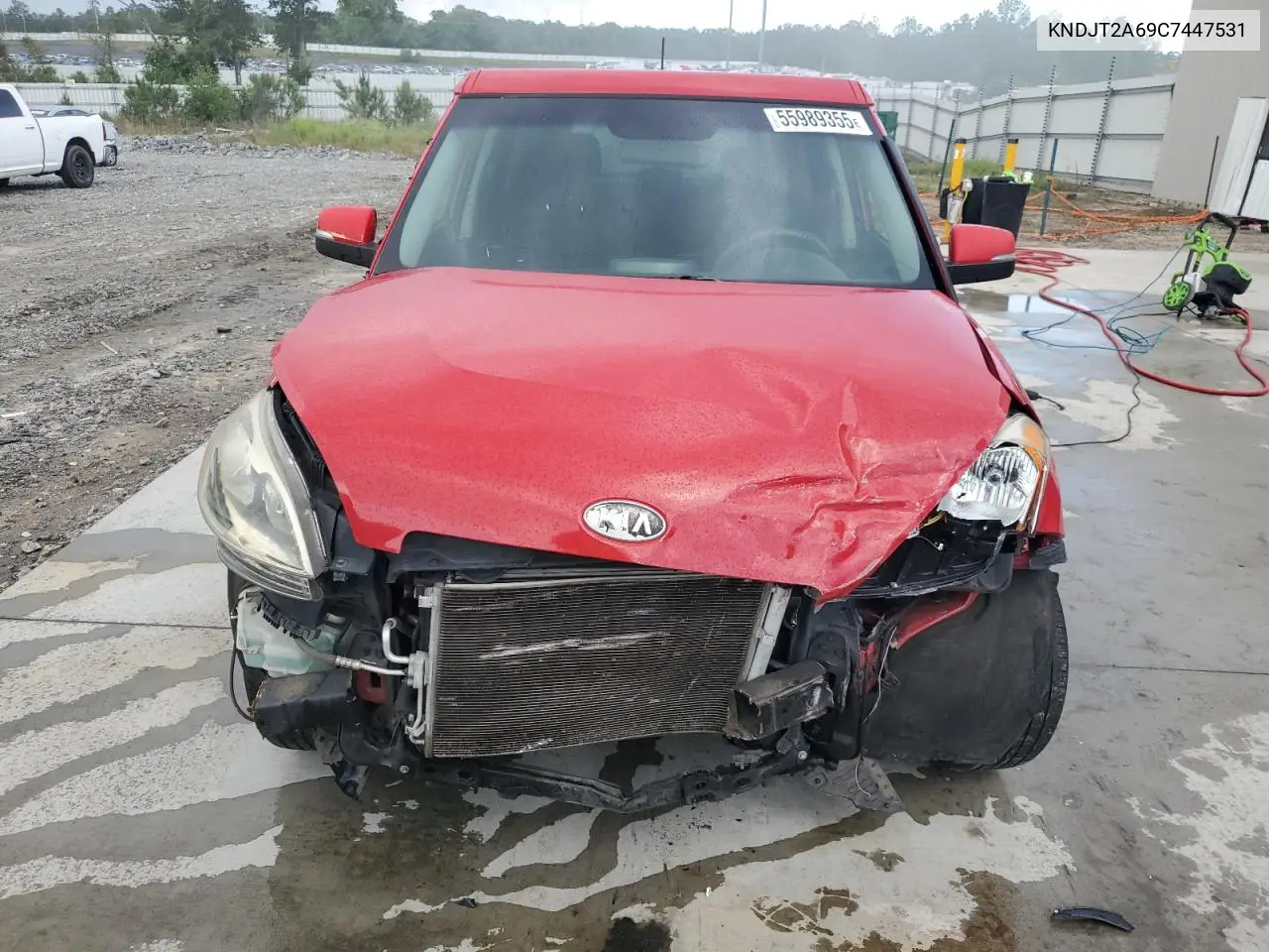 2012 Kia Soul + VIN: KNDJT2A69C7447531 Lot: 55989355