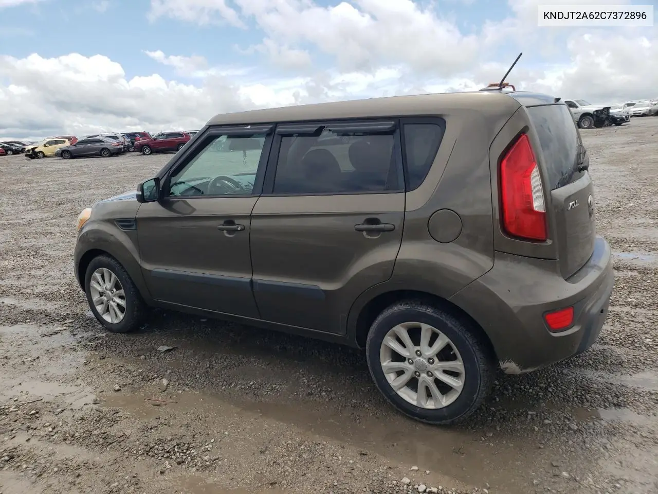 2012 Kia Soul + VIN: KNDJT2A62C7372896 Lot: 56503185