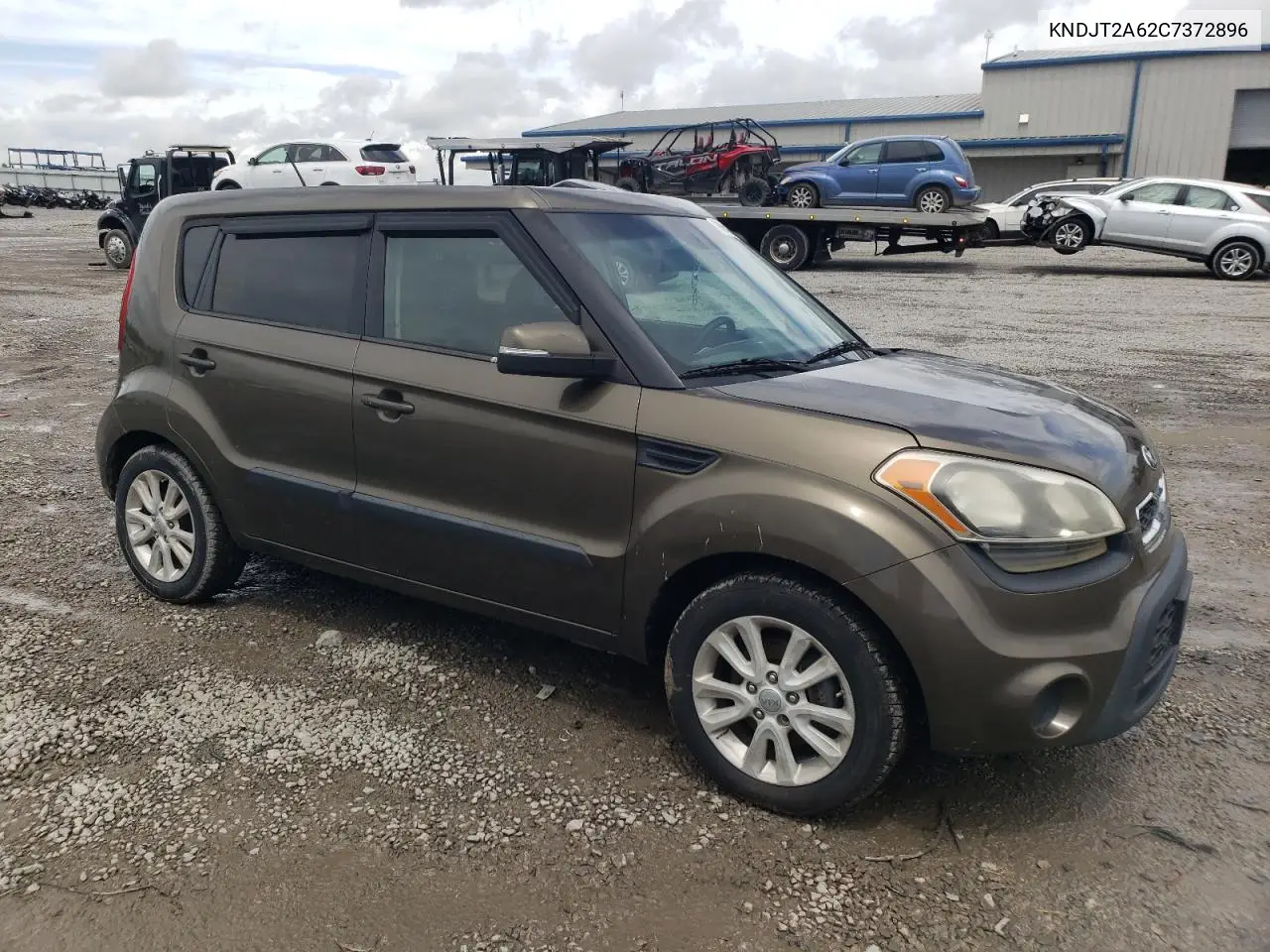 2012 Kia Soul + VIN: KNDJT2A62C7372896 Lot: 56503185