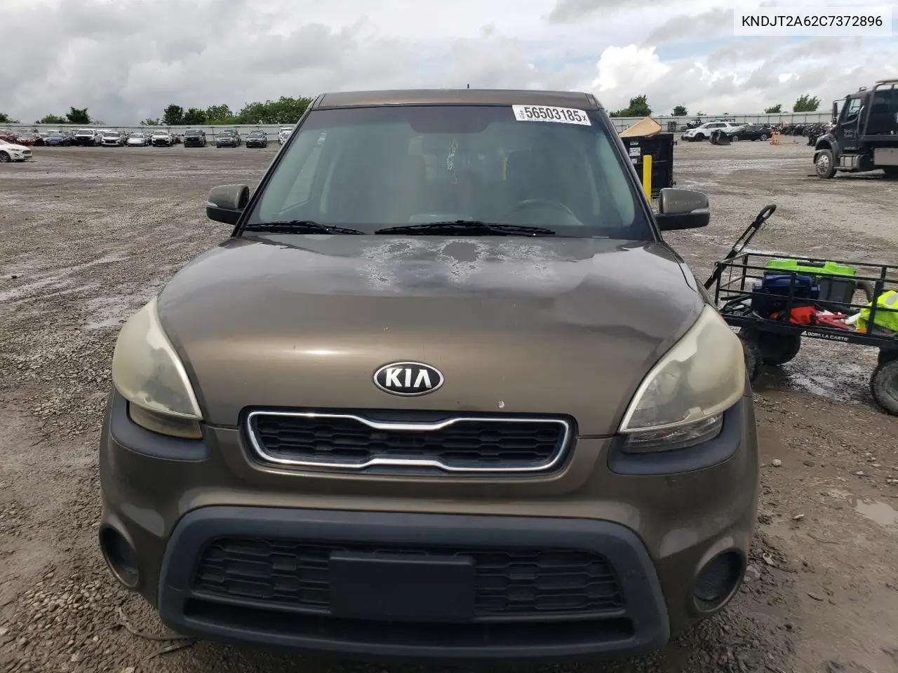 2012 Kia Soul + VIN: KNDJT2A62C7372896 Lot: 56503185