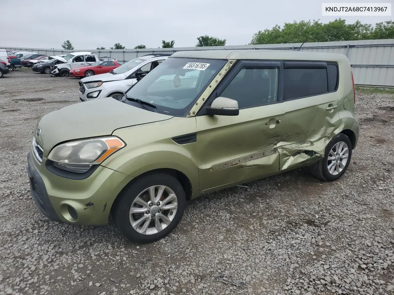 2012 Kia Soul + VIN: KNDJT2A68C7413967 Lot: 56516785