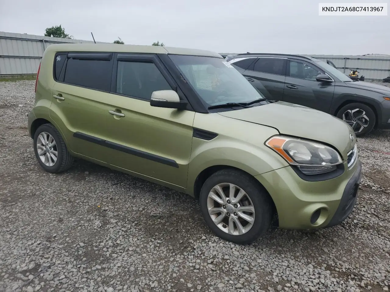 2012 Kia Soul + VIN: KNDJT2A68C7413967 Lot: 56516785