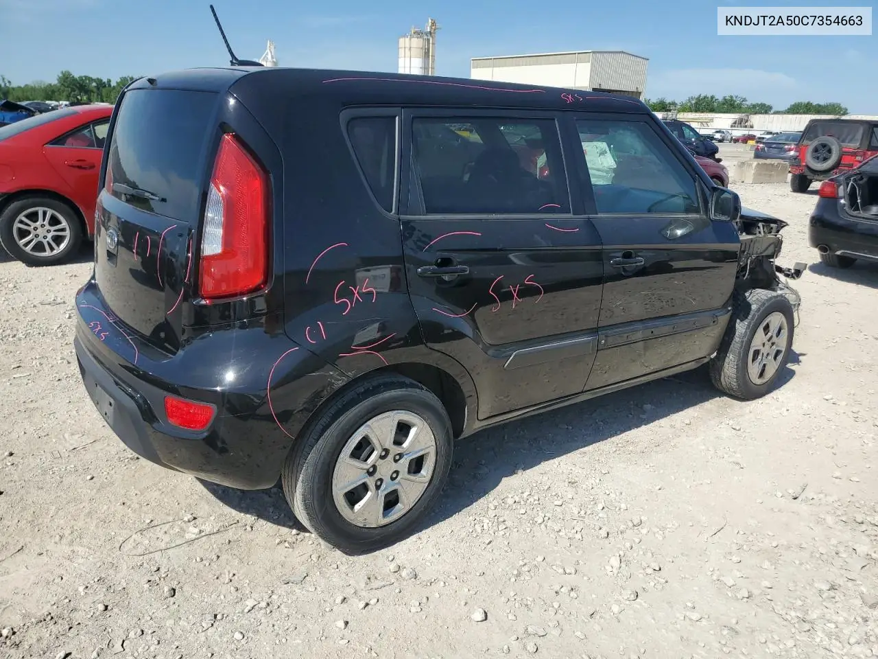 2012 Kia Soul VIN: KNDJT2A50C7354663 Lot: 56533245