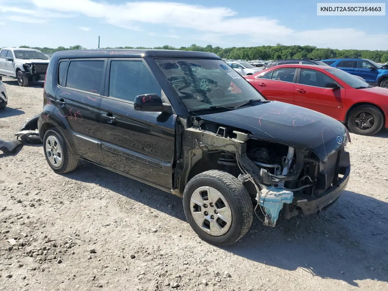 2012 Kia Soul VIN: KNDJT2A50C7354663 Lot: 56533245