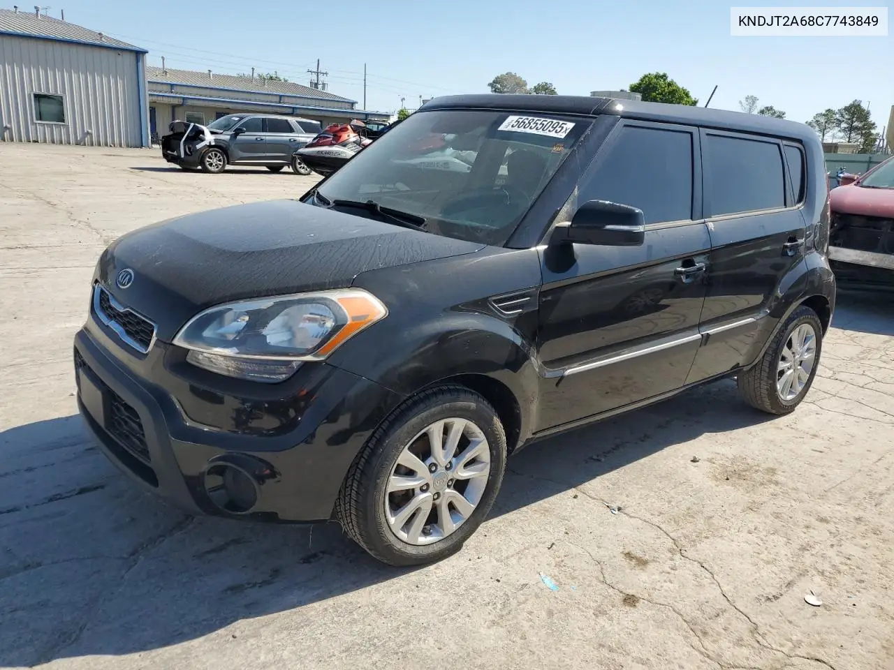 2012 Kia Soul + VIN: KNDJT2A68C7743849 Lot: 56855095