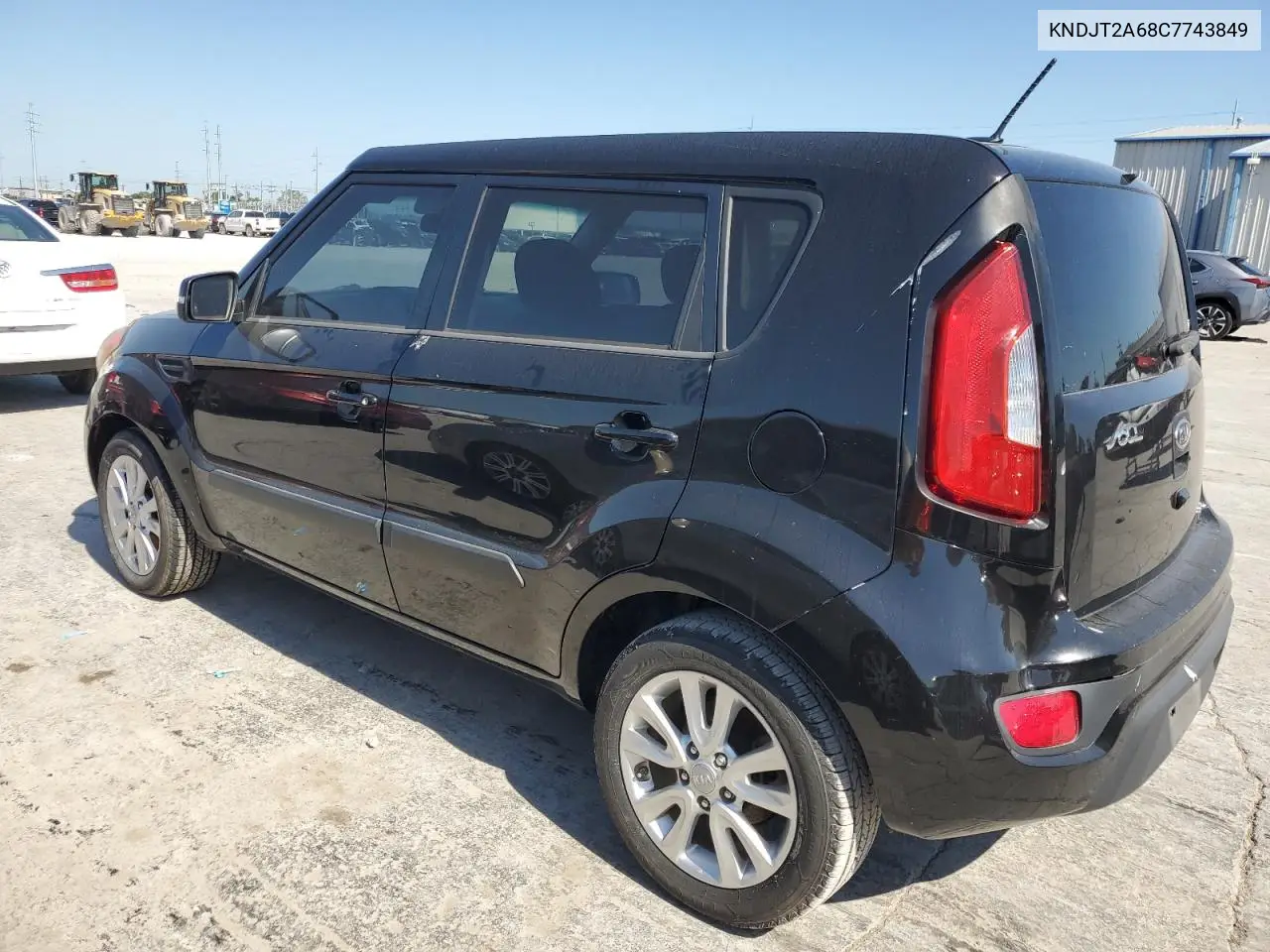 2012 Kia Soul + VIN: KNDJT2A68C7743849 Lot: 56855095