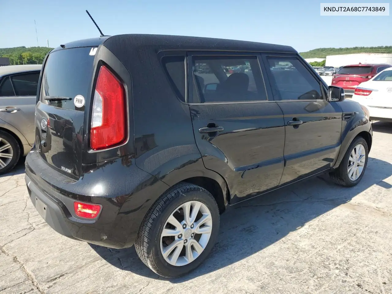2012 Kia Soul + VIN: KNDJT2A68C7743849 Lot: 56855095