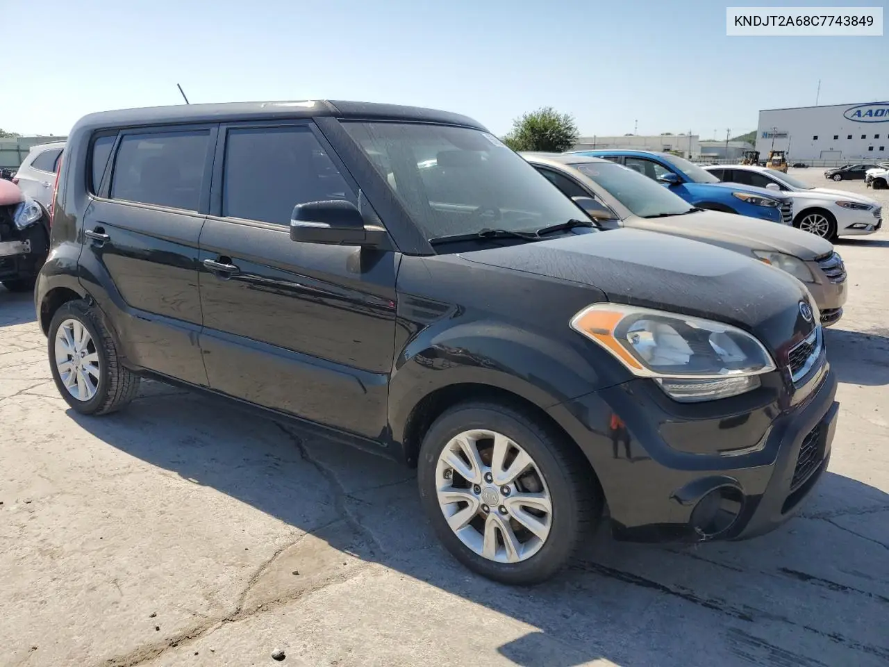 2012 Kia Soul + VIN: KNDJT2A68C7743849 Lot: 56855095