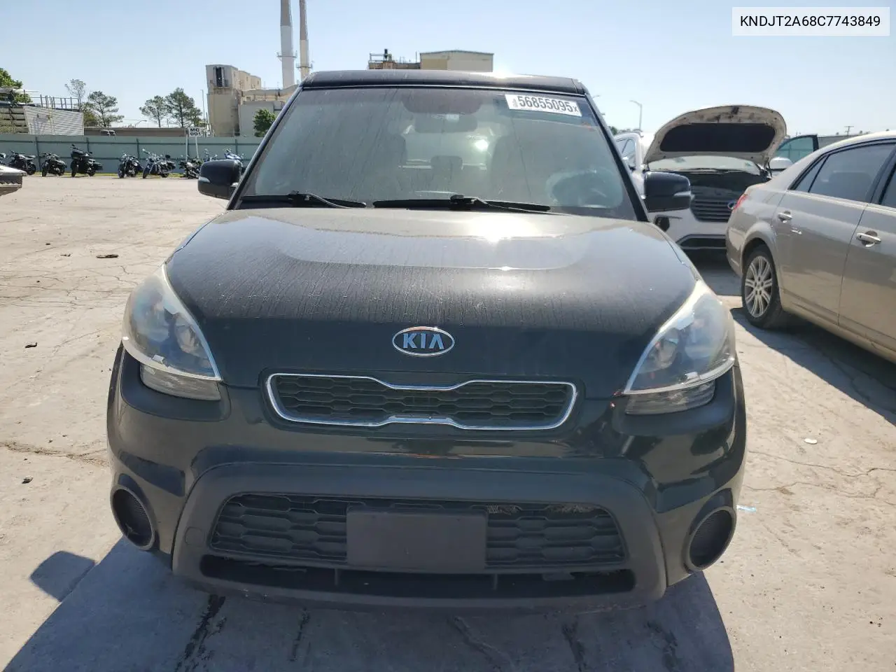 2012 Kia Soul + VIN: KNDJT2A68C7743849 Lot: 56855095