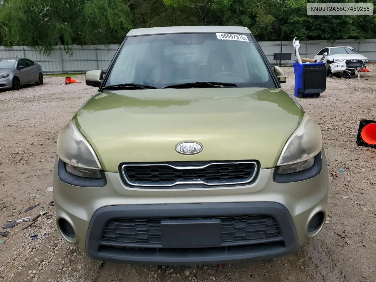 2012 Kia Soul VIN: KNDJT2A56C7459255 Lot: 56897915