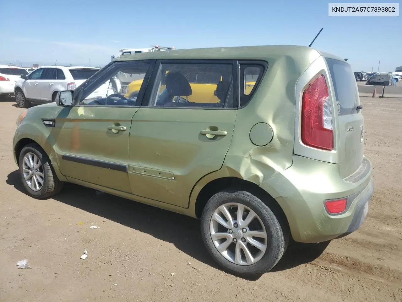2012 Kia Soul VIN: KNDJT2A57C7393802 Lot: 61251395