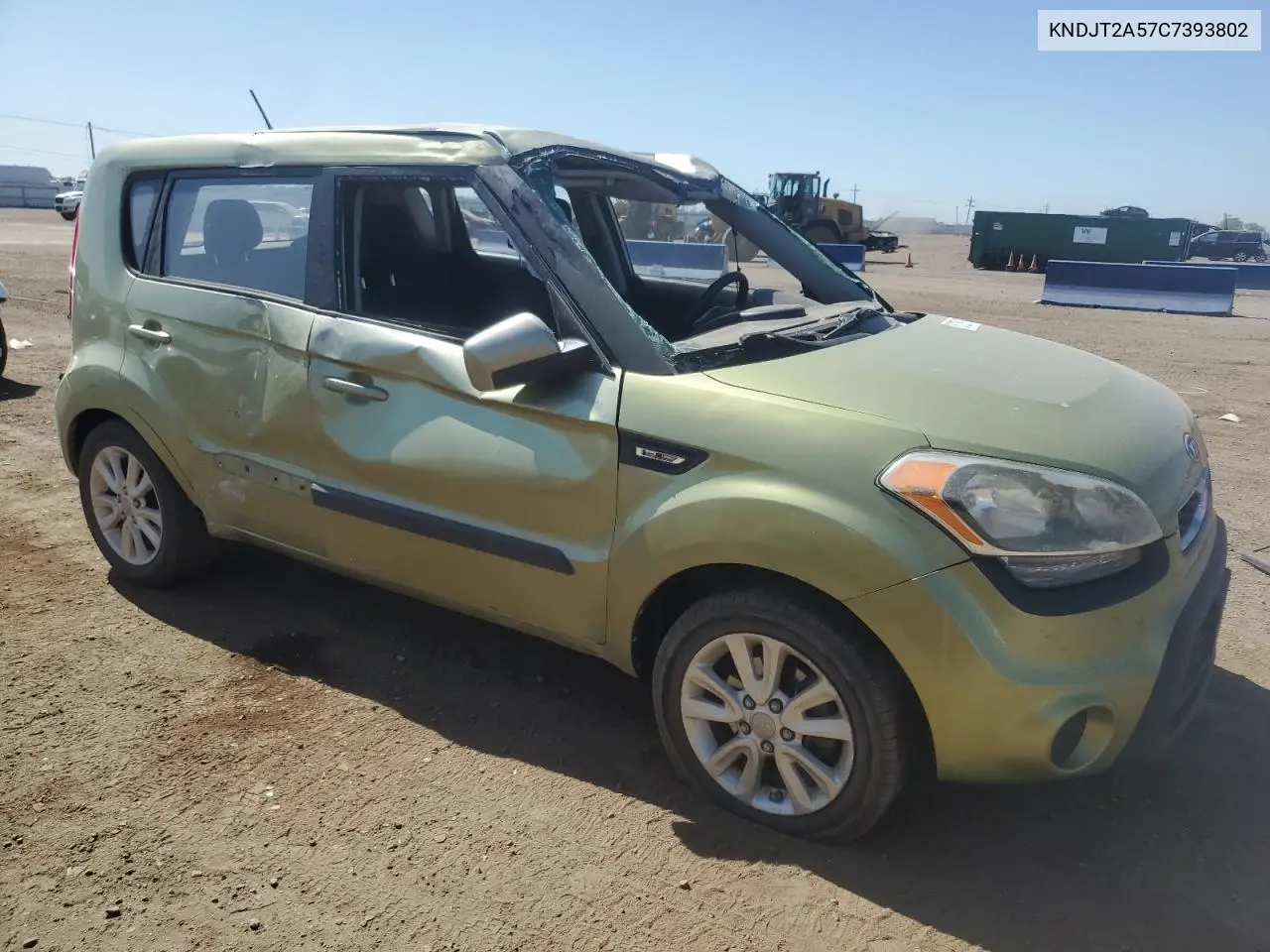 2012 Kia Soul VIN: KNDJT2A57C7393802 Lot: 61251395
