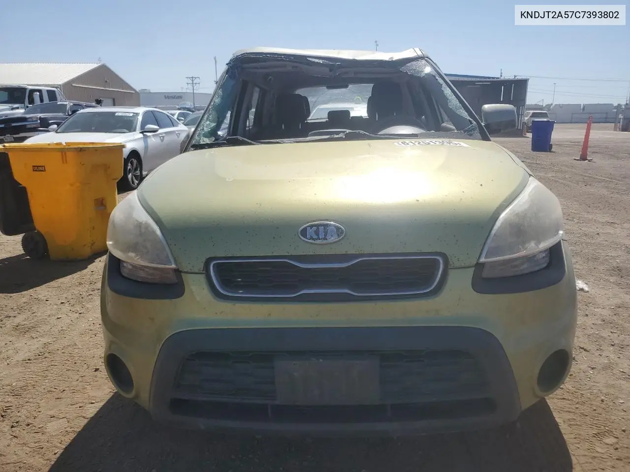 2012 Kia Soul VIN: KNDJT2A57C7393802 Lot: 61251395