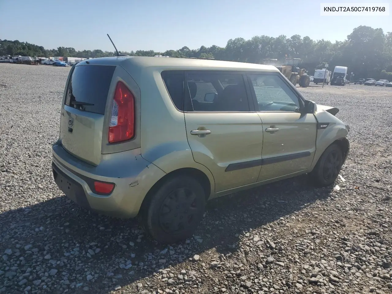 2012 Kia Soul VIN: KNDJT2A50C7419768 Lot: 61788565
