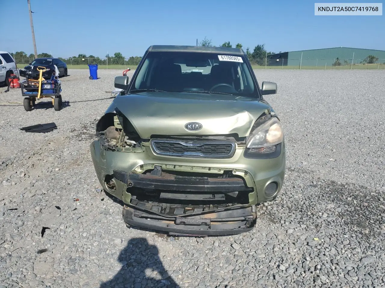 2012 Kia Soul VIN: KNDJT2A50C7419768 Lot: 61788565