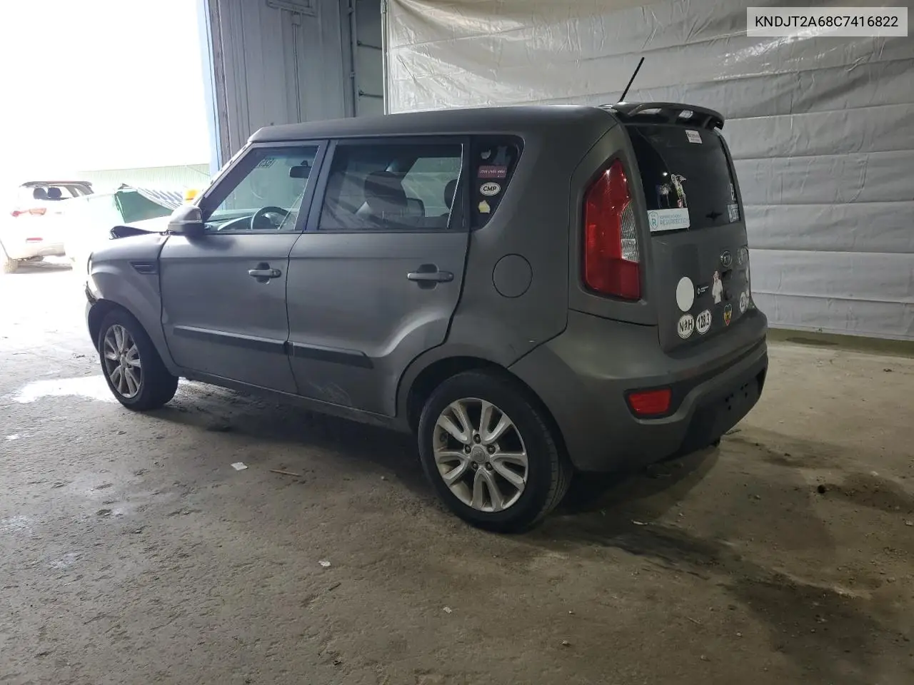 2012 Kia Soul + VIN: KNDJT2A68C7416822 Lot: 62514725
