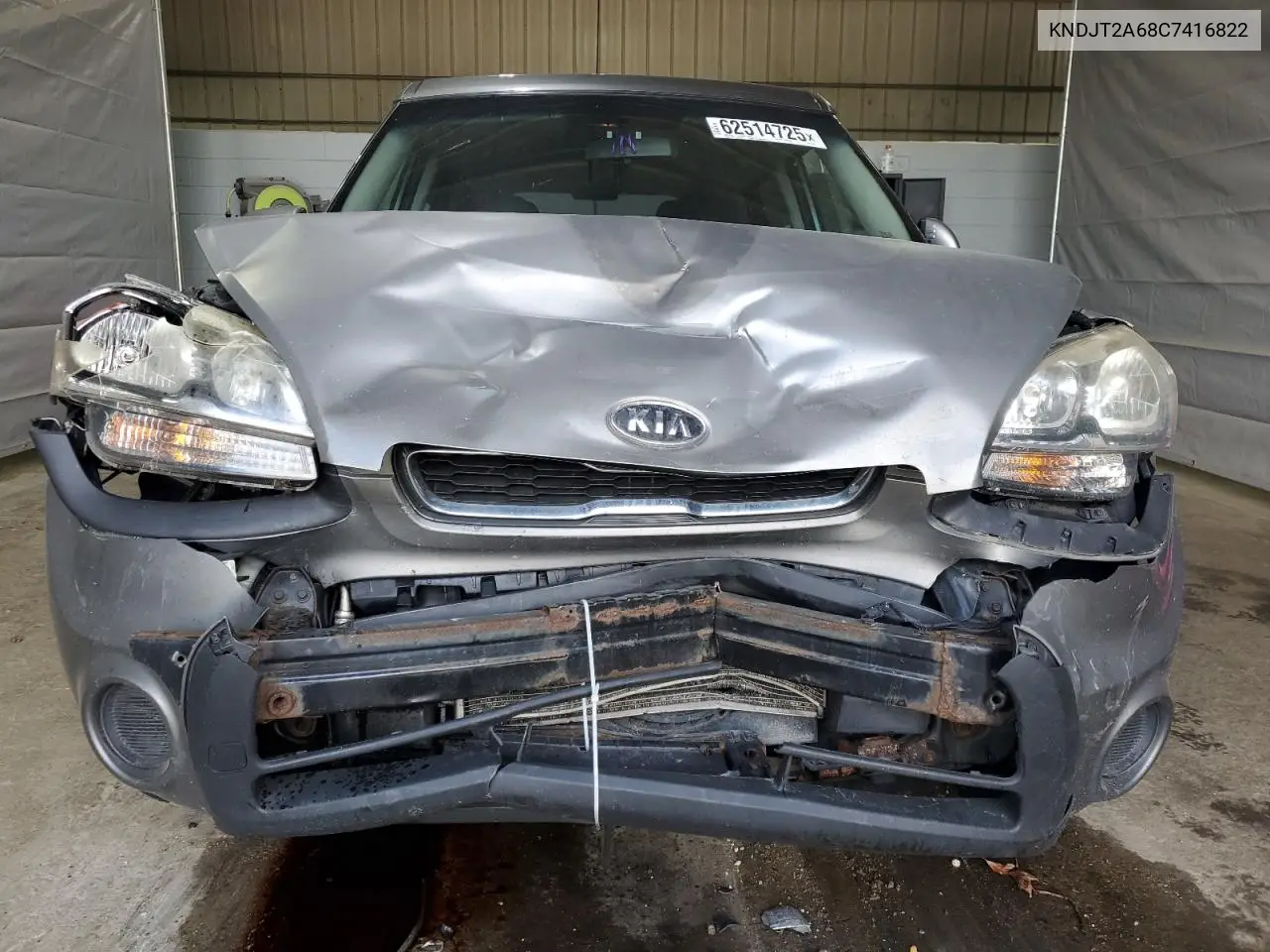 2012 Kia Soul + VIN: KNDJT2A68C7416822 Lot: 62514725