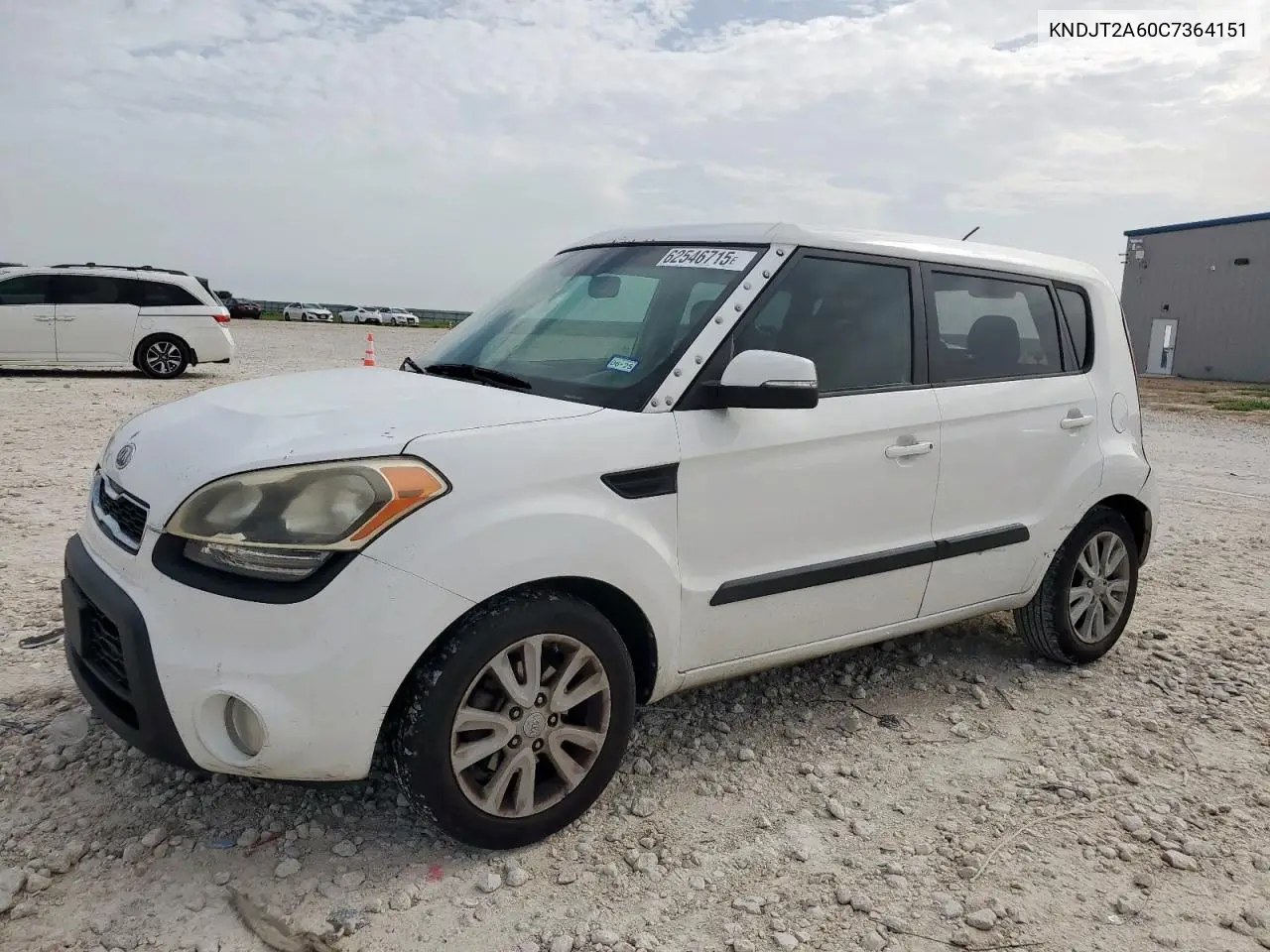 2012 Kia Soul + VIN: KNDJT2A60C7364151 Lot: 62546715