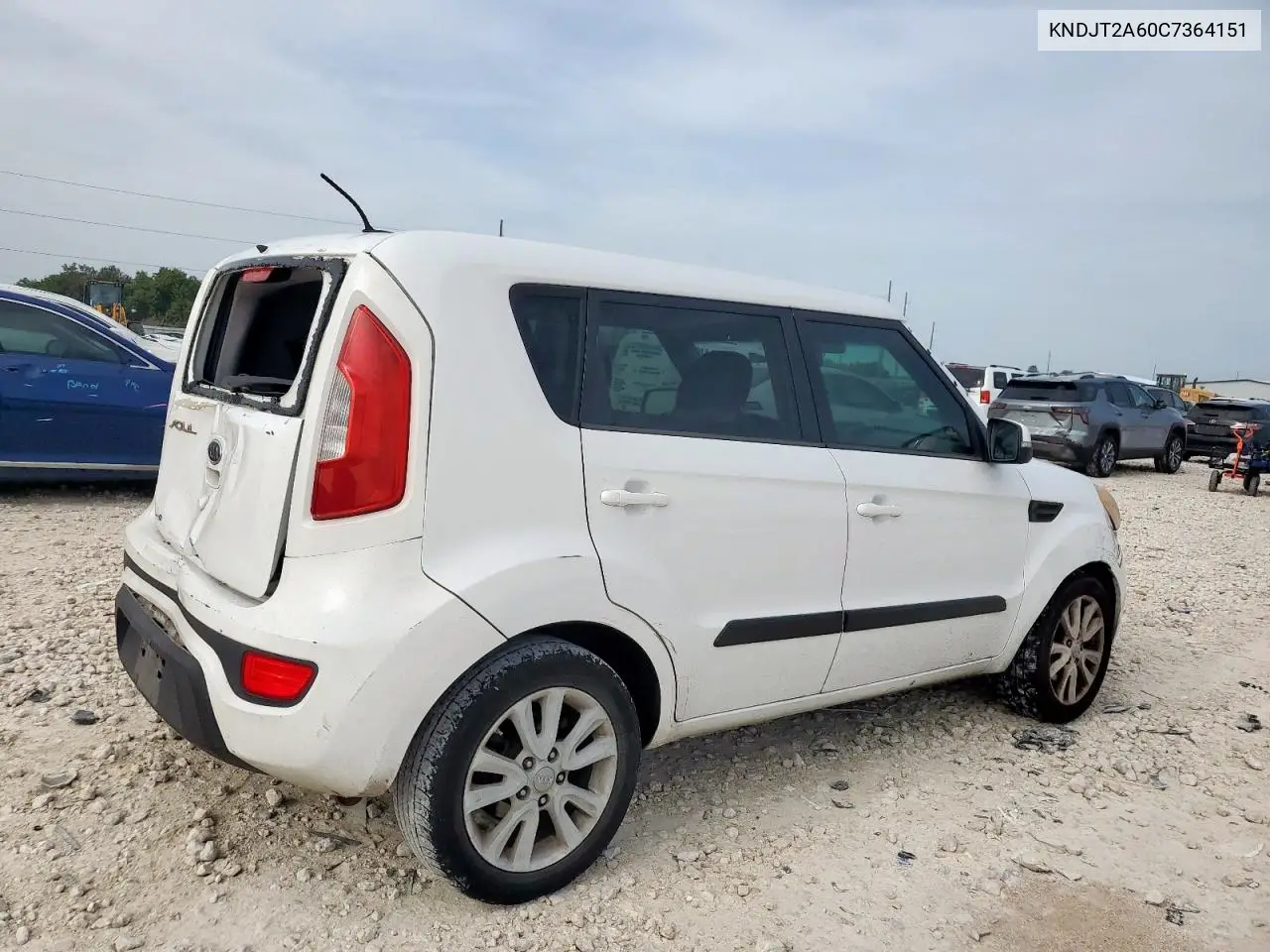 2012 Kia Soul + VIN: KNDJT2A60C7364151 Lot: 62546715