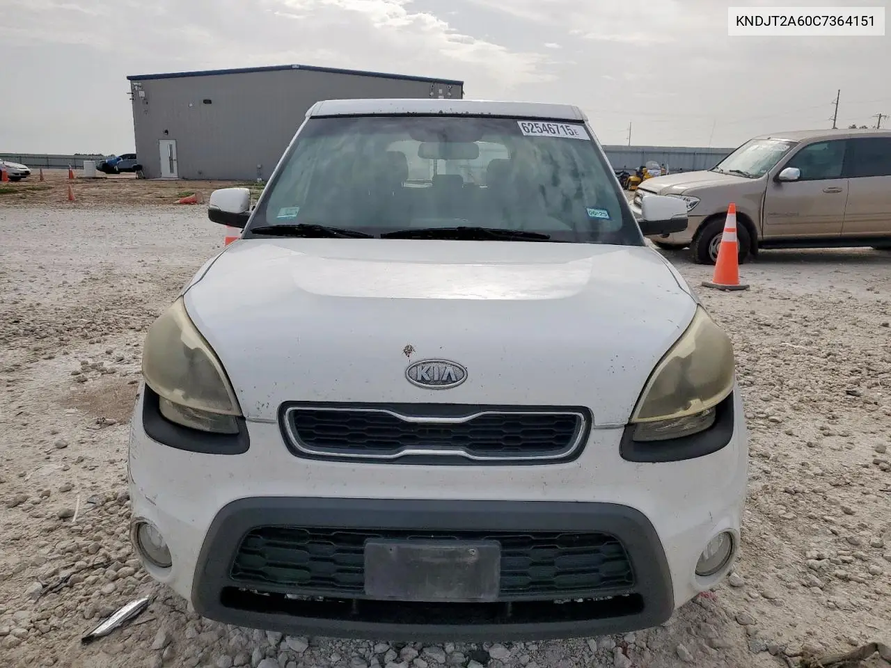 2012 Kia Soul + VIN: KNDJT2A60C7364151 Lot: 62546715
