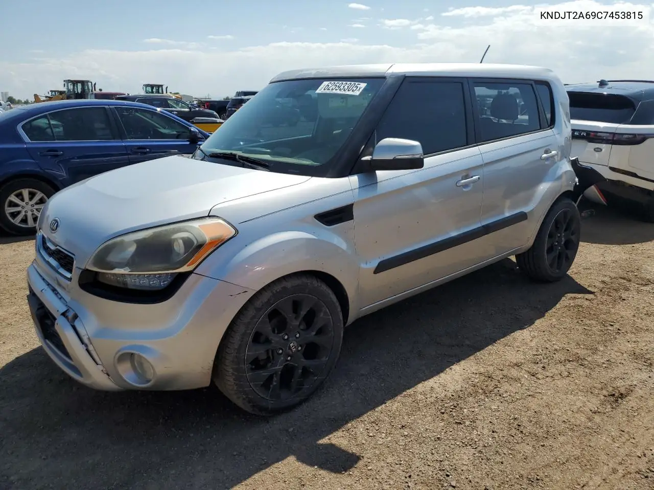 2012 Kia Soul + VIN: KNDJT2A69C7453815 Lot: 62593305
