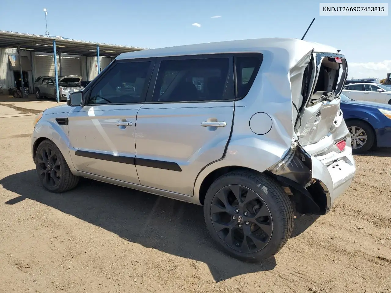 2012 Kia Soul + VIN: KNDJT2A69C7453815 Lot: 62593305