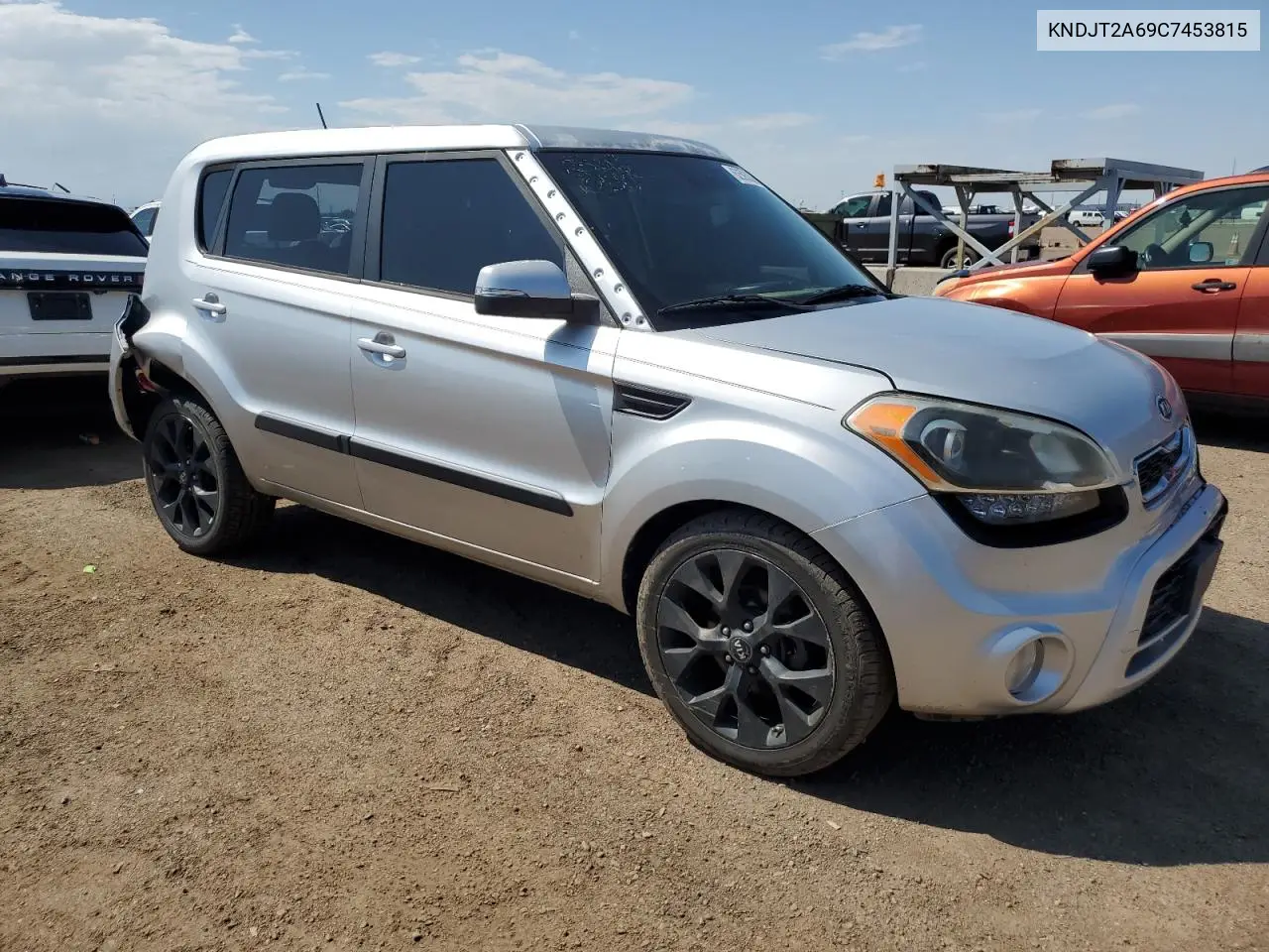 2012 Kia Soul + VIN: KNDJT2A69C7453815 Lot: 62593305