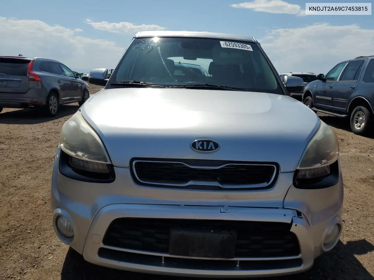 2012 Kia Soul + VIN: KNDJT2A69C7453815 Lot: 62593305