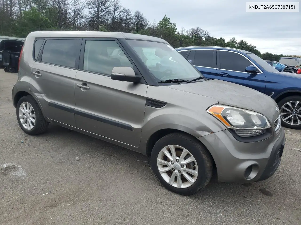 2012 Kia Soul + VIN: KNDJT2A65C7387151 Lot: 62721945