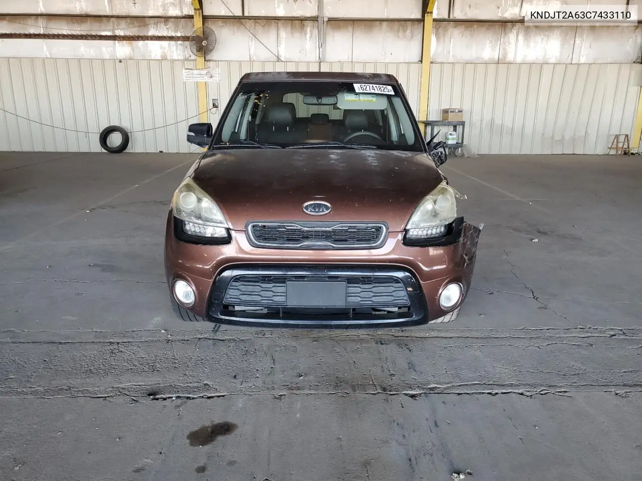 2012 Kia Soul + VIN: KNDJT2A63C7433110 Lot: 62741825