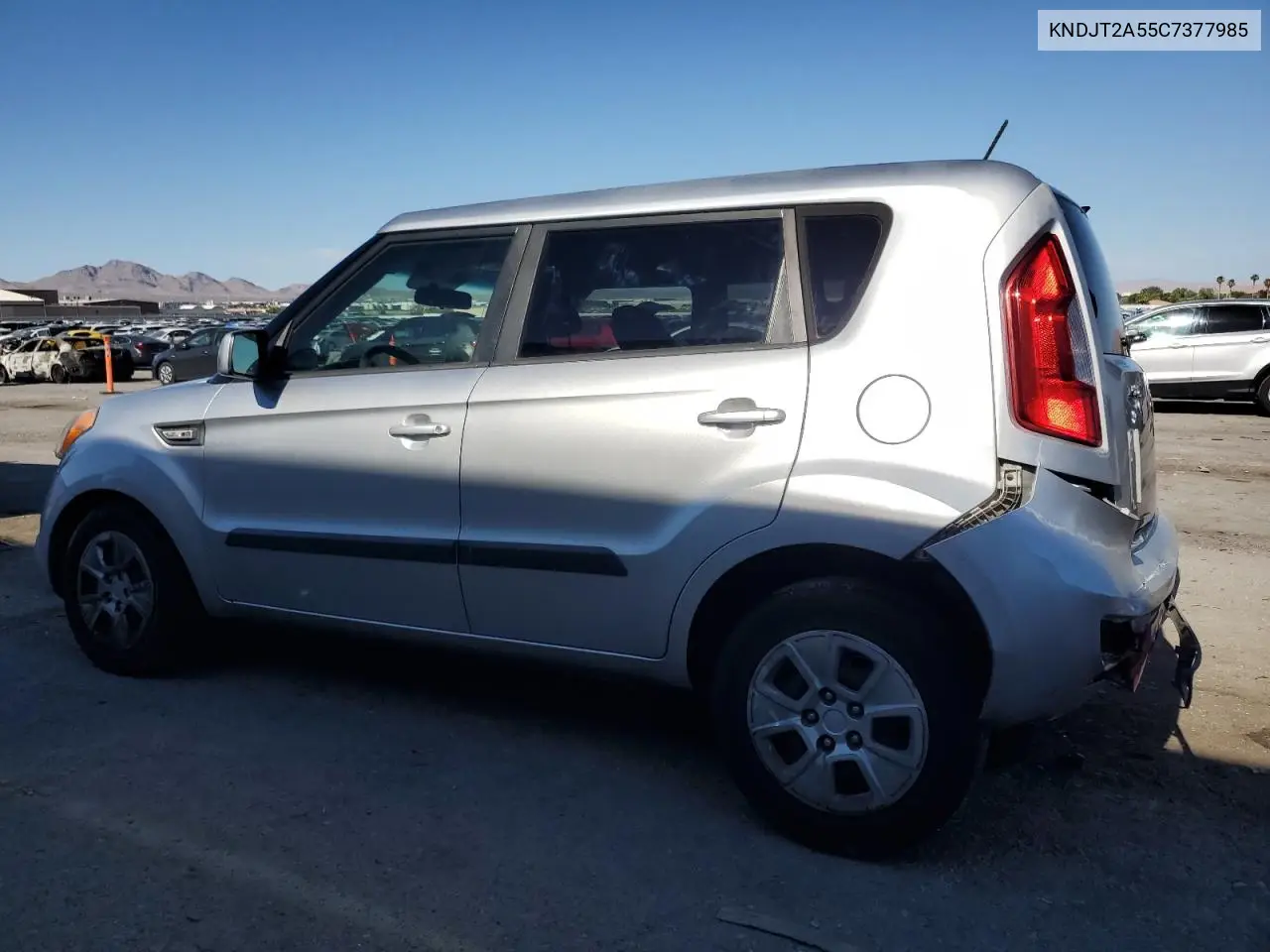 2012 Kia Soul VIN: KNDJT2A55C7377985 Lot: 62876735