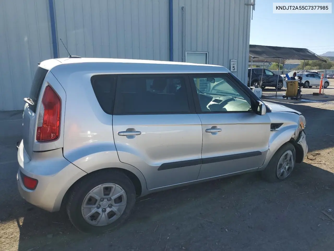 2012 Kia Soul VIN: KNDJT2A55C7377985 Lot: 62876735